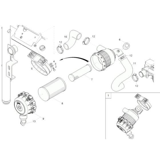 Air Cleaner for Wacker ET16