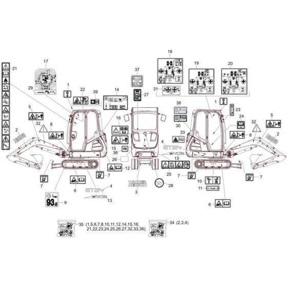 Wacker ET24 Decals