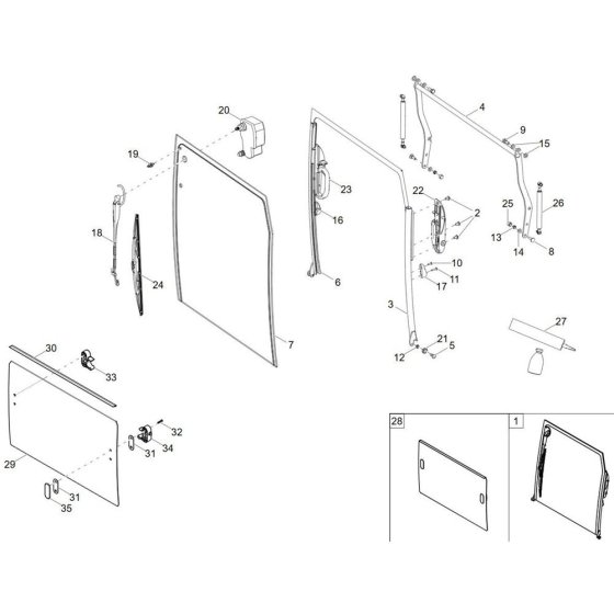 Front Window Assembly
