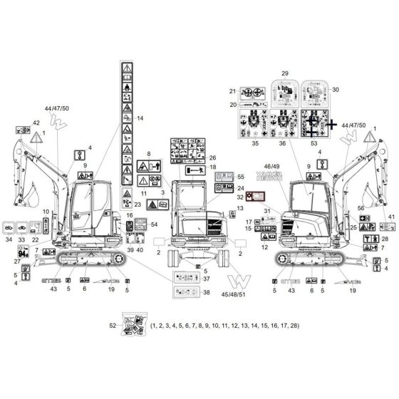 Wacker ET35 Decals