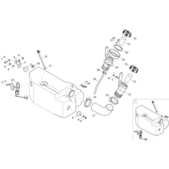 Fuel Tank Assembly for ET35