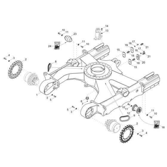 Undercarriage Assembly for ET42