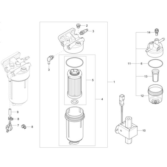 Fuel Filter for Wacker ET42