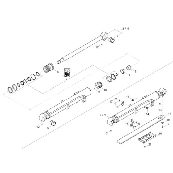 Boom Cylinder Assembly