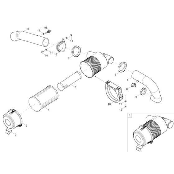 Air Cleaner Assembly for ET58