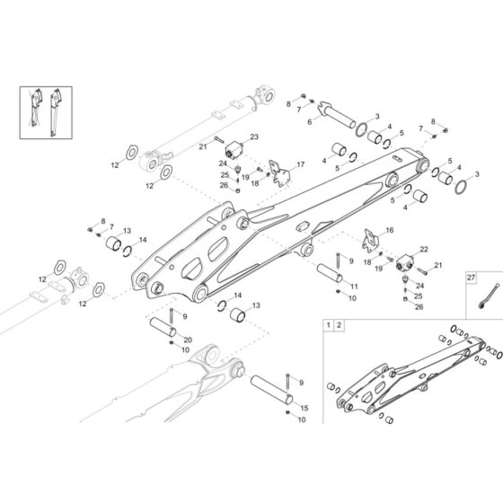 Dipperstick Assembly for ET58
