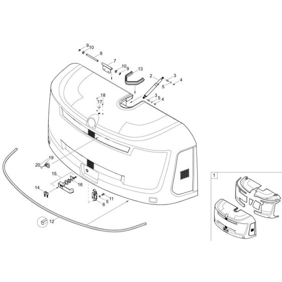 Engine Hood for Wacker ET90