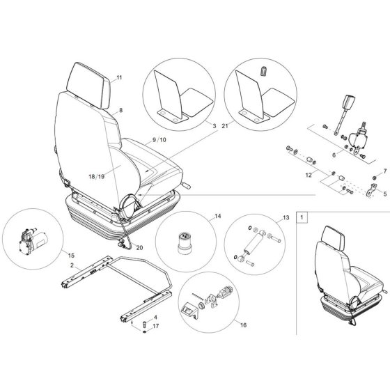 Seat Assembly for ET90