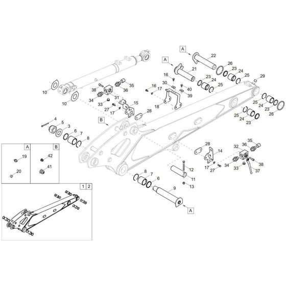 Dipperstick Assembly for EW100-2