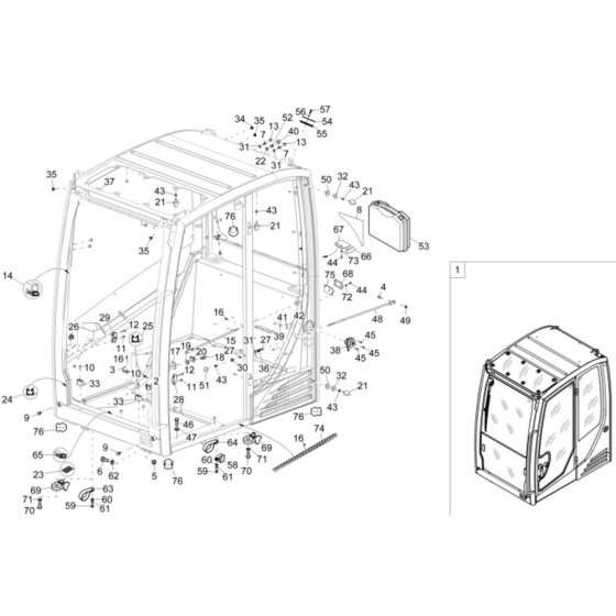 Cabin Frame Assembly