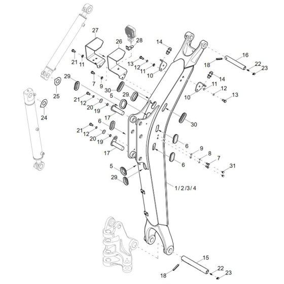 Lift Arm Assembly for EZ17e