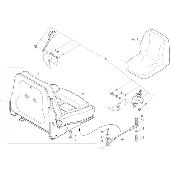 Seat Assembly for EZ17e