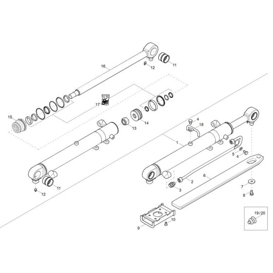 Bucket Cylinder Assembly