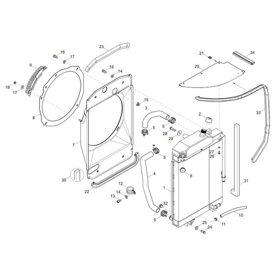 Combi-Cooler Assembly