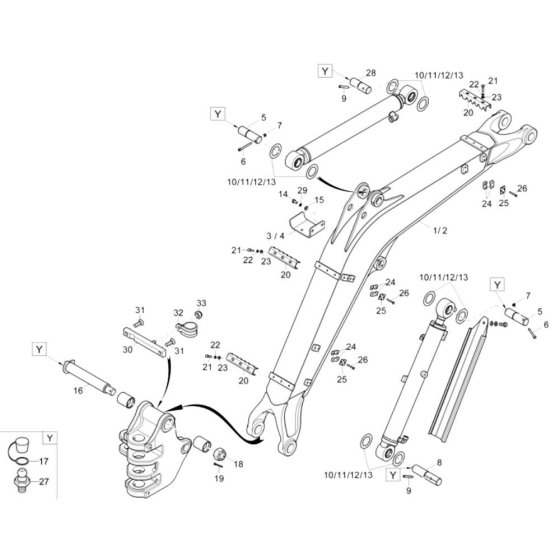 Lift Arm Assembly for EZ26