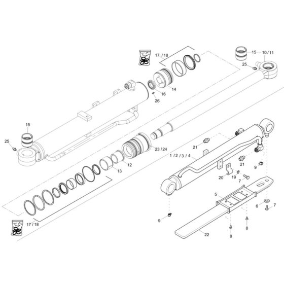 Boom Cylinder Assembly