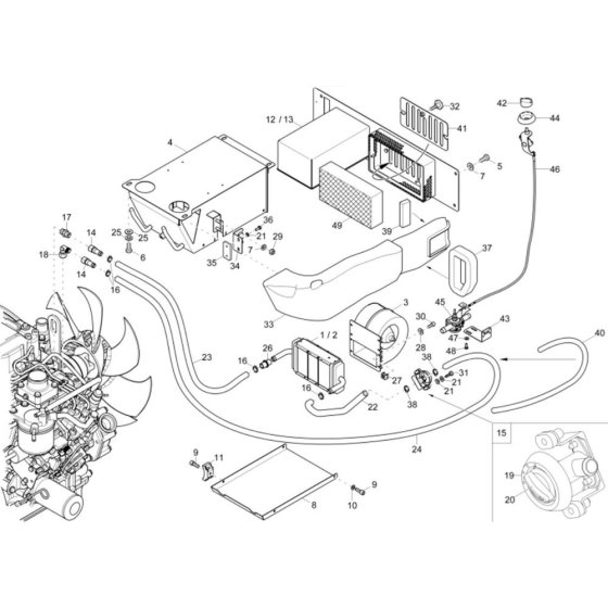 Heating Assembly for Wacker EZ36