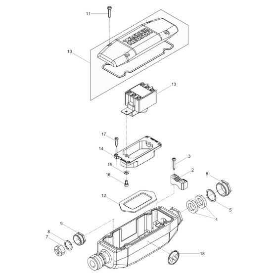 Switch Box Assembly for Wacker