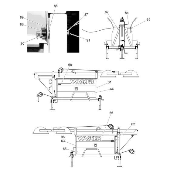 Cover Assembly for Wacker LTC4L