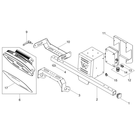 Light Assembly for Wacker LTS4K