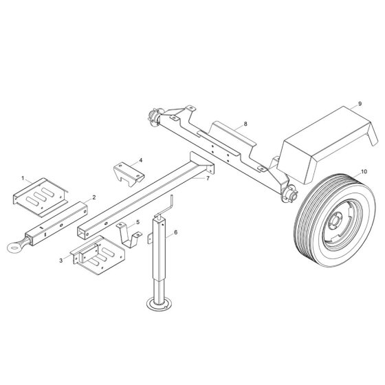 Front Jack Assembly for LTS4Y