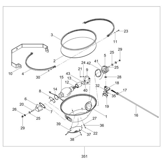 Light Assembly for Wacker Neuson