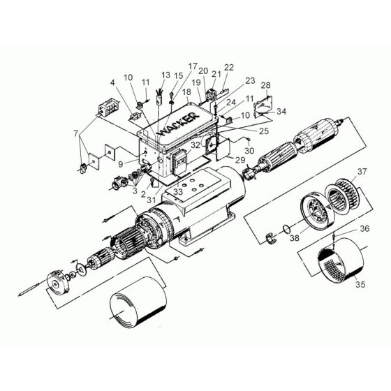 Wacker SFU 10/250 Assembly