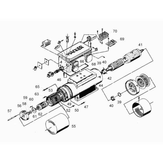 Wacker SFU 10/250/200 Assembly