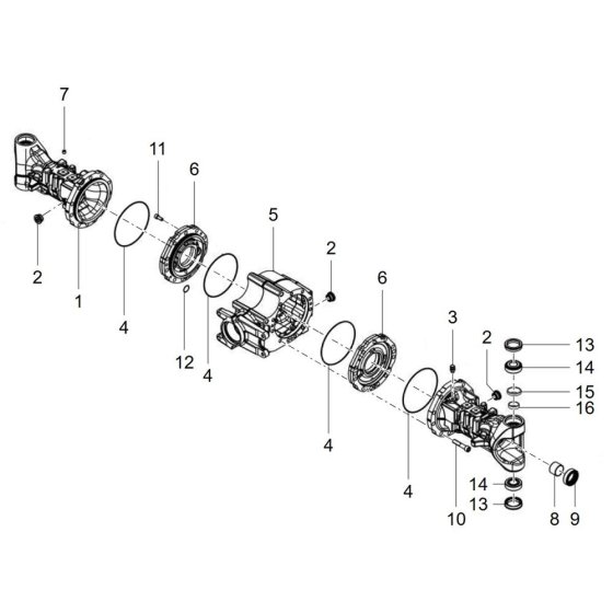 Axle Tube Assembly for TH412