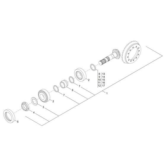 Drive Assembly for Wacker TH522