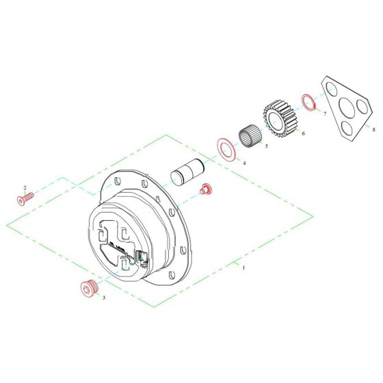 Reduction Gearbox Assembly