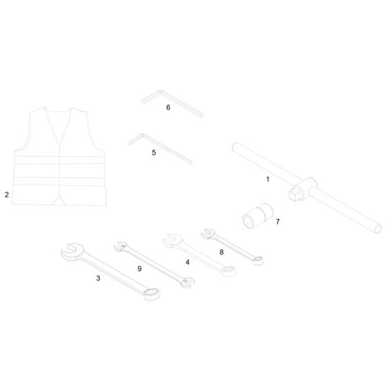 Wacker TH522 Tools