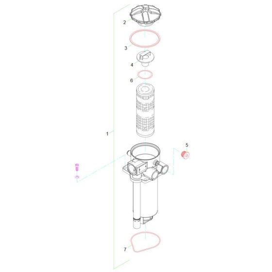 Hydraulic Oil Filter Assembly