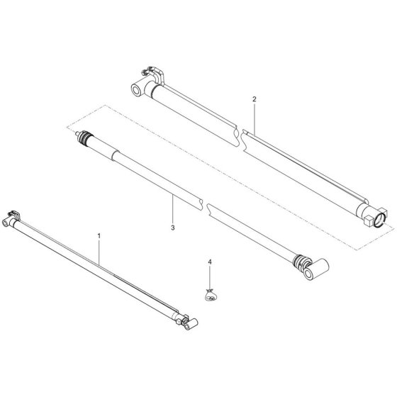 Extension Cylinder for Wacker TH627