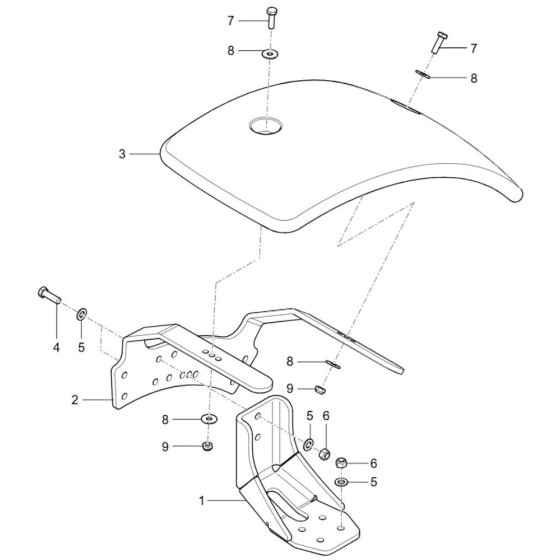 Wheel Cover for Wacker TH627