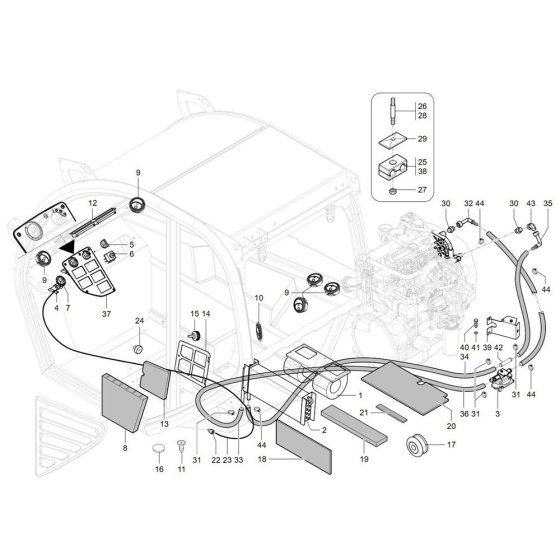 Heating Assembly for Wacker TH730