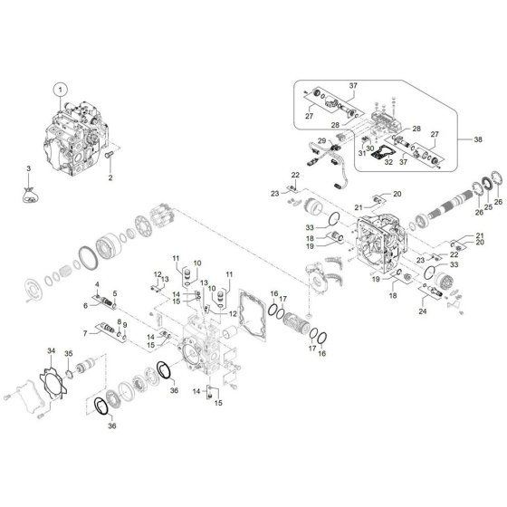 Displacement Pump Assembly