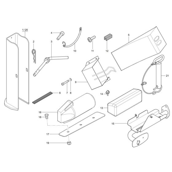 Wacker TH735 Tools