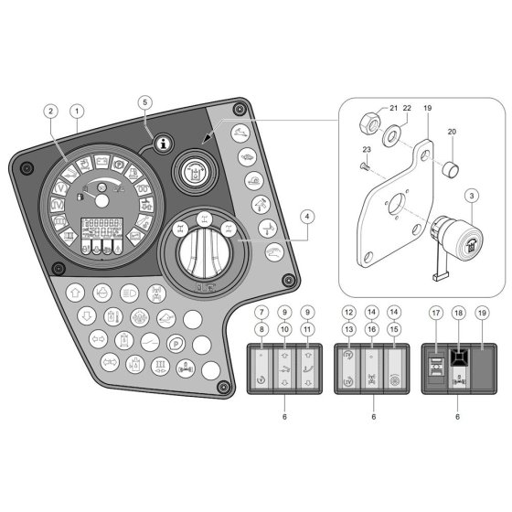Battery Assembly for Wacker TH744