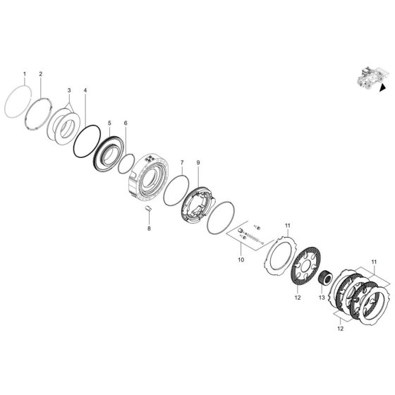 Front Brake Assembly for TH750