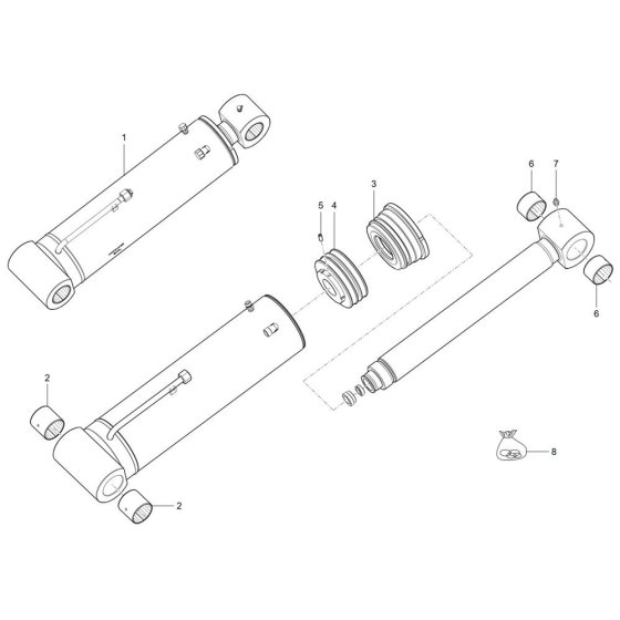 Tilt Ram Assembly