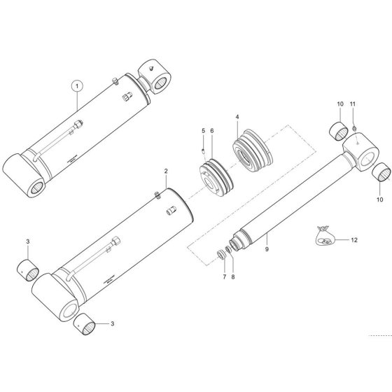 Tilt Ram Assembly