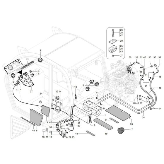 Heating Assembly for Wacker TH942
