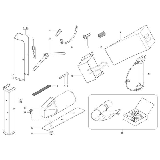 Wacker TH955 Tools