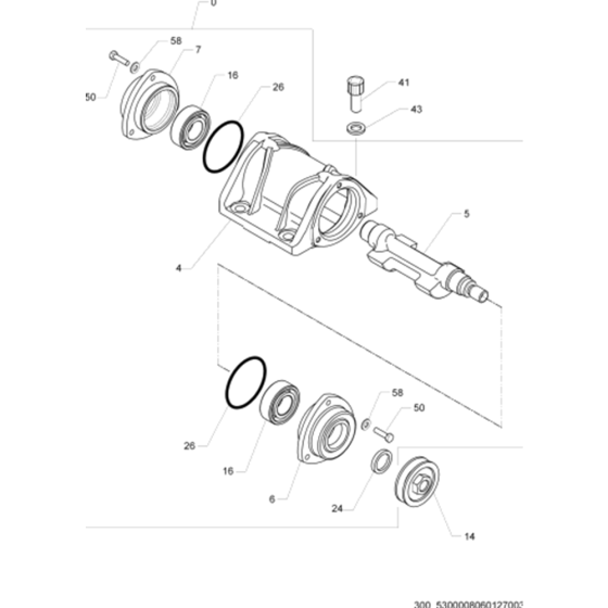 Exciter Assembly for Wacker WP1540A