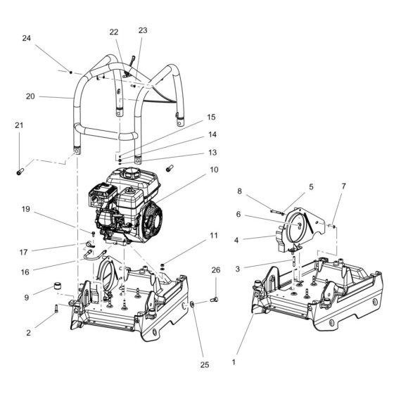 Console Assembly for Wacker
