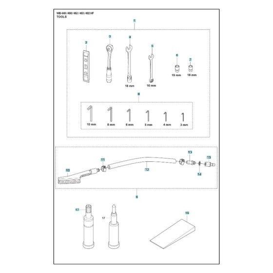 Husqvarna Wall Saw Accessories