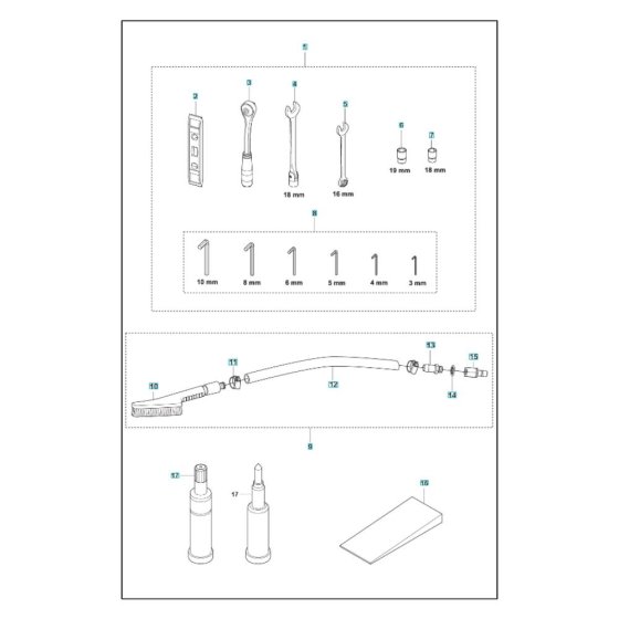 WS 463 Wall Saw Accessories