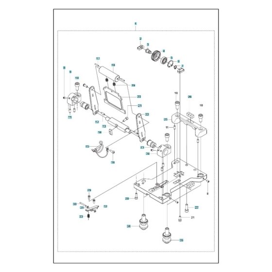 Carriage Assembly for WS 482 HF