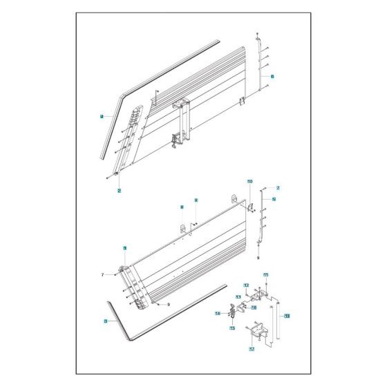 Blade Guard Assembly for WS 482 HF